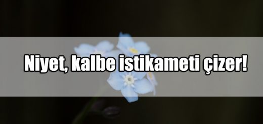 Niyet ile ilgili Sözler