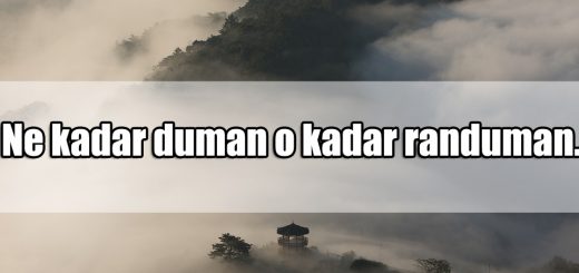 Duman ile ilgili Sözler