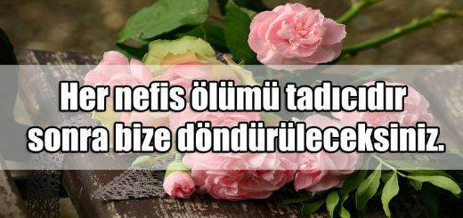 Ölenlere Rahmet Sözleri