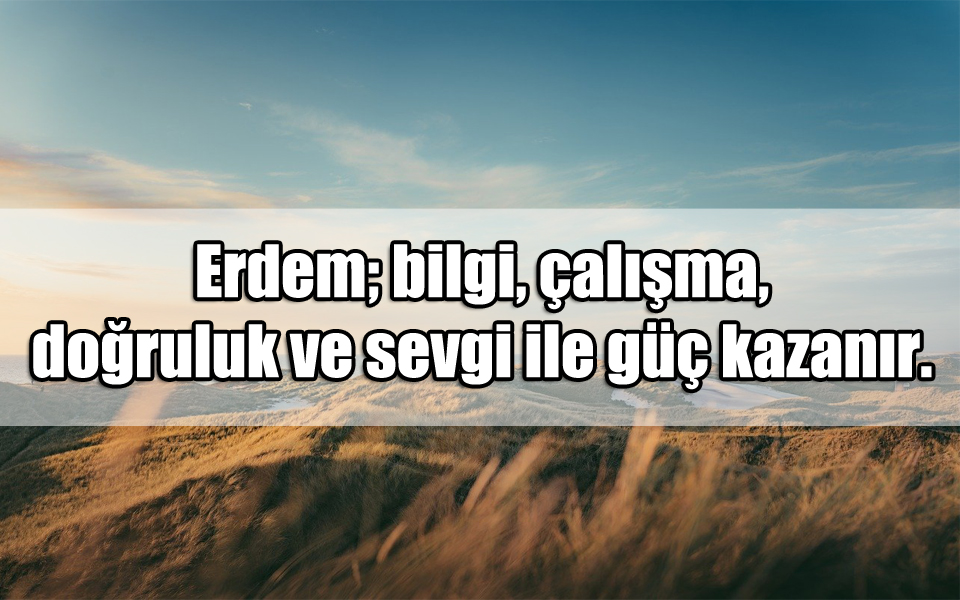 Erdemli Sözler
