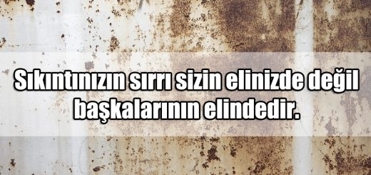 Sıkıntı Sözleri