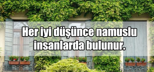 Namus ile ilgili Sözler