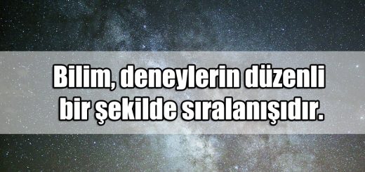 Bilim ile ilgili Sözler