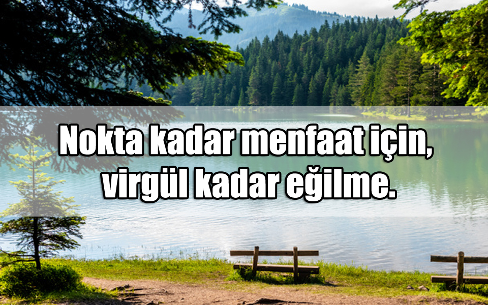 En Güzel Menfaat ile ilgili Sözler