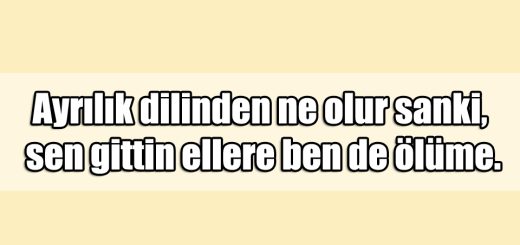 En Güzel Duygusal Ayrılık ile ilgili Sözler