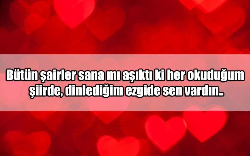 En Güzel Sevgiliye Sevgi ile ilgili Sözler