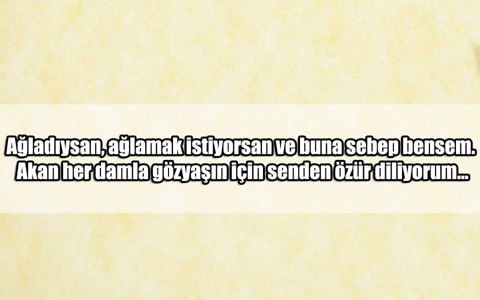 En Güzel Arkadaşa Özür Mesajlar