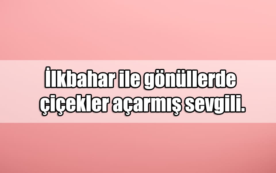 En Güzel Bahar Mesajları