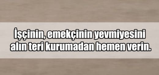 En Güzel Helal Kazanç Mesajları