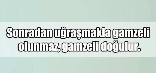 En Güzel Gamze Mesajları