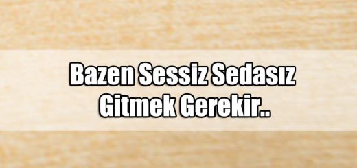 En Güzel Gitmek Mesajları