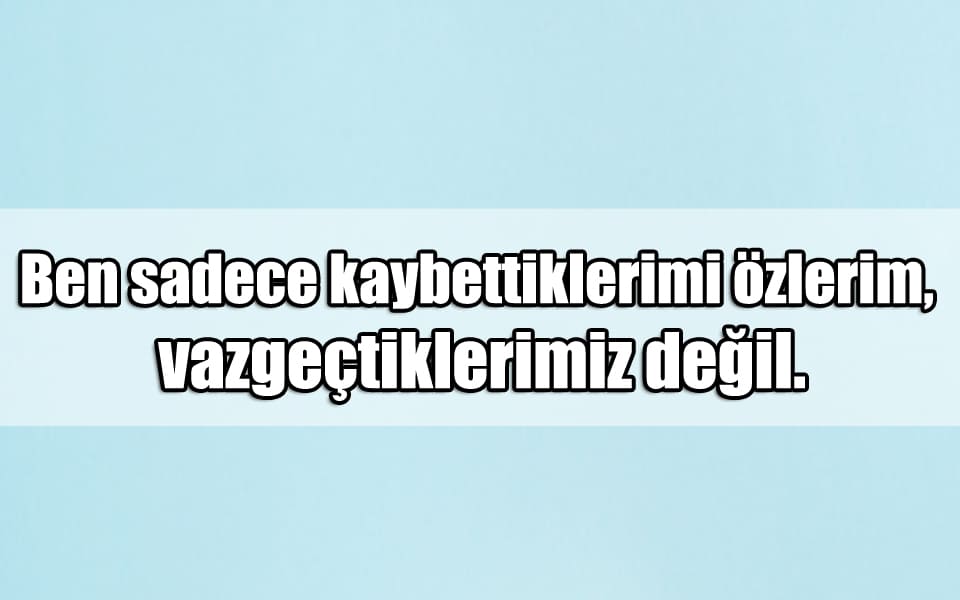En Güzel Kaybetmek Mesajları