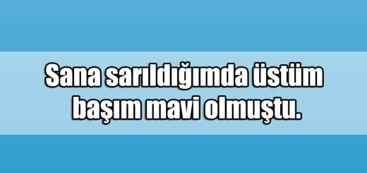 En Güzel Mavi Mesajları