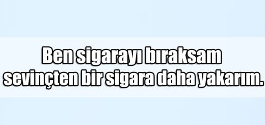 En Güzel Sigara Mesajları
