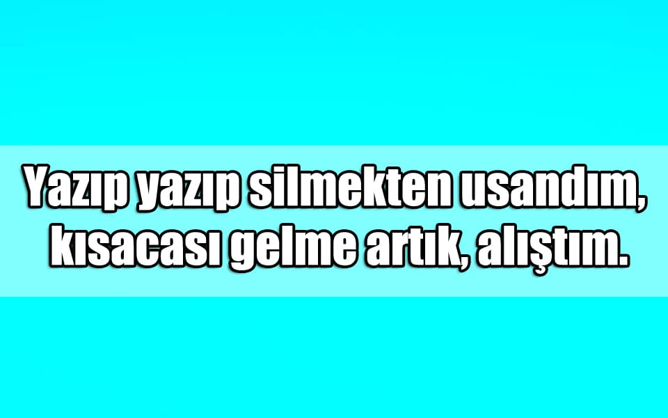 En Güzel Silmek Mesajları