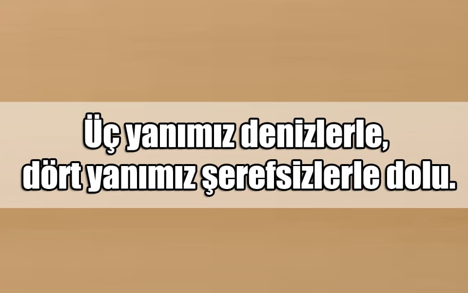 En Güzle Şerefsizlere Mesajlar