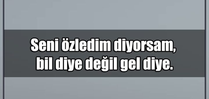 En Güzel Özledim Mesajları