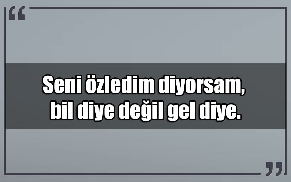 En Güzel Özledim Mesajları