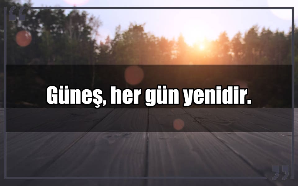 En Güzel Güneş Mesajları