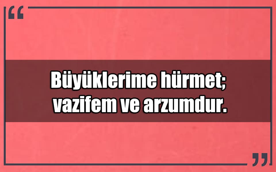 En Güzel Saygı Mesajları