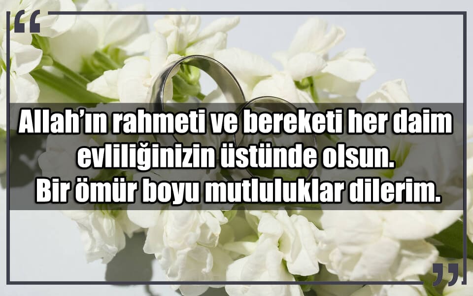 En Güzel Evlilik Tebrik Mesajları