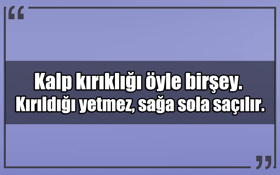 En Güzel Kalp Kırıklığı Mesajları