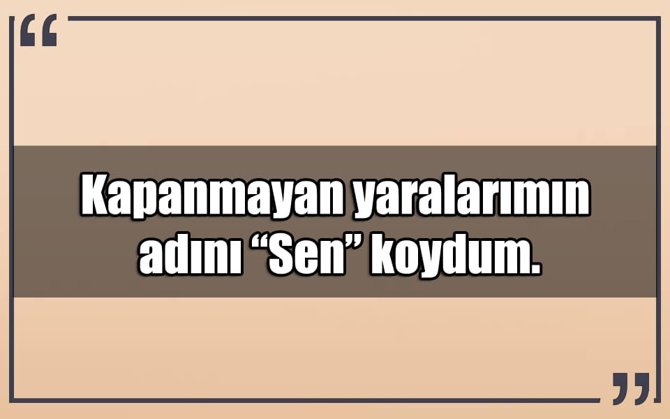En Güzel Yaralı Mesajlar