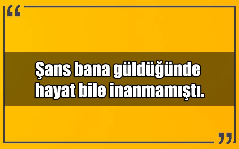 En Güzel Şans Mesajları