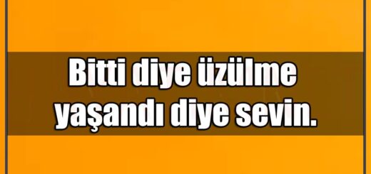 En Güzel Bitti Mesajları