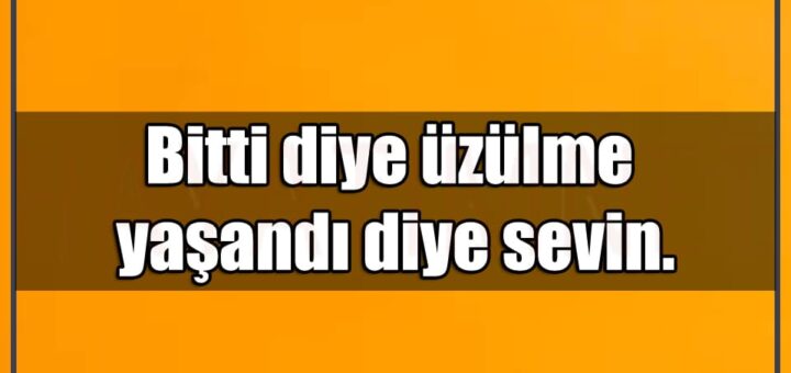 En Güzel Bitti Mesajları