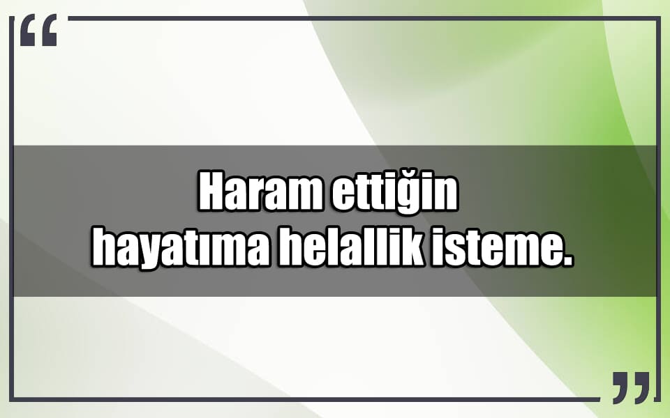 En Güzel Haram Mesajları