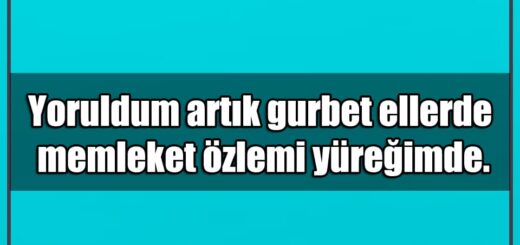 En Güzel Memleket Mesajları