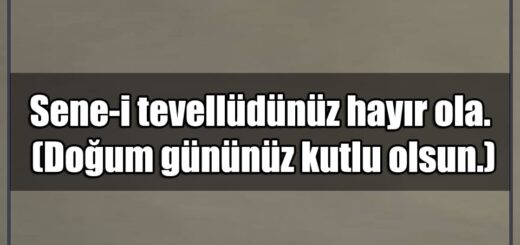 En Güzel Osmanlıca Mesajlar
