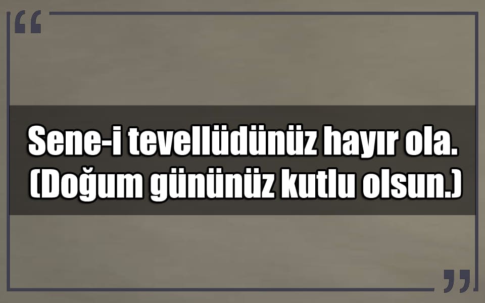 En Güzel Osmanlıca Mesajlar