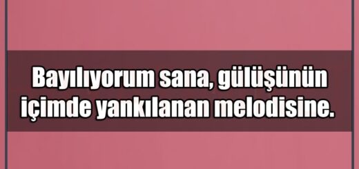 En Güzel Bayılıyorum Sana Mesajları