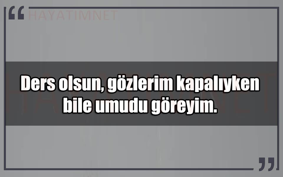 En Güzel Ders Olsun Mesajları