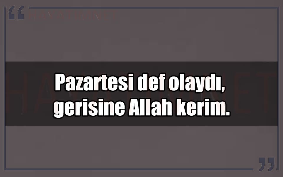 En Güzel Pazartesi Mesajları