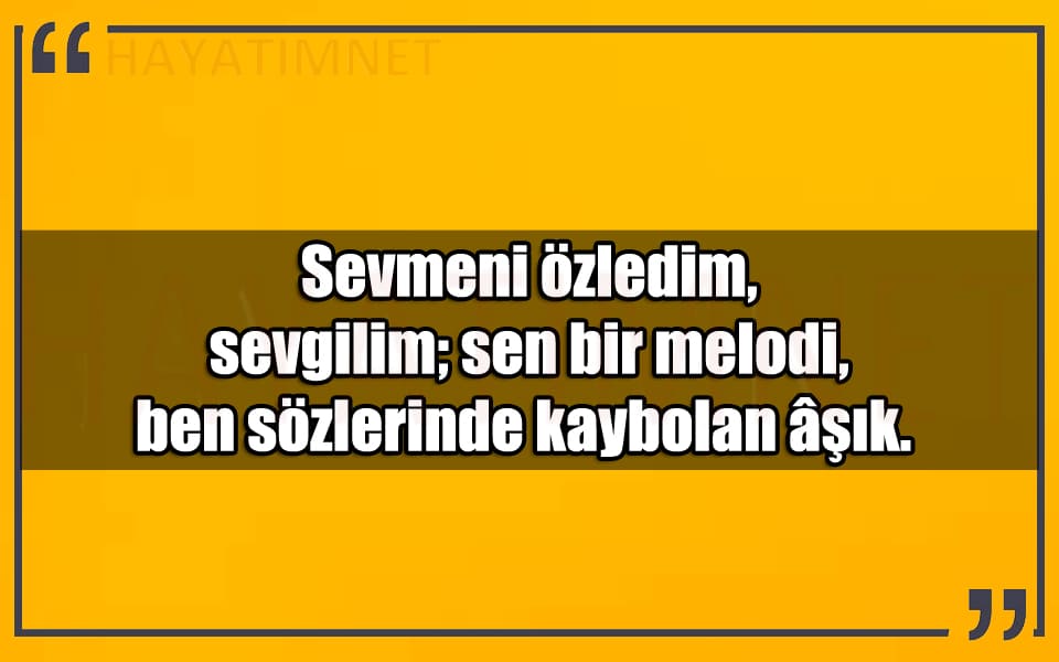 En Güzel Sevgini Özledim Mesajları