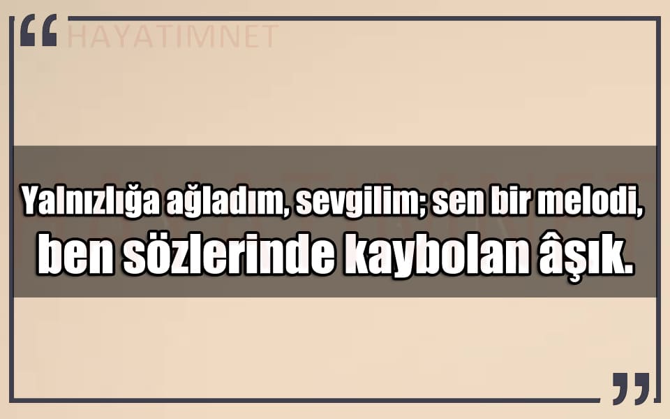 En Güzel Yalnızlığa Ağladım Mesajları