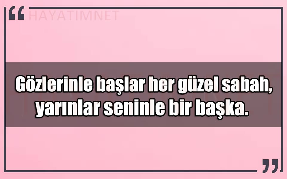 En Güzel Yarınlar Seninle Güzel Mesajları