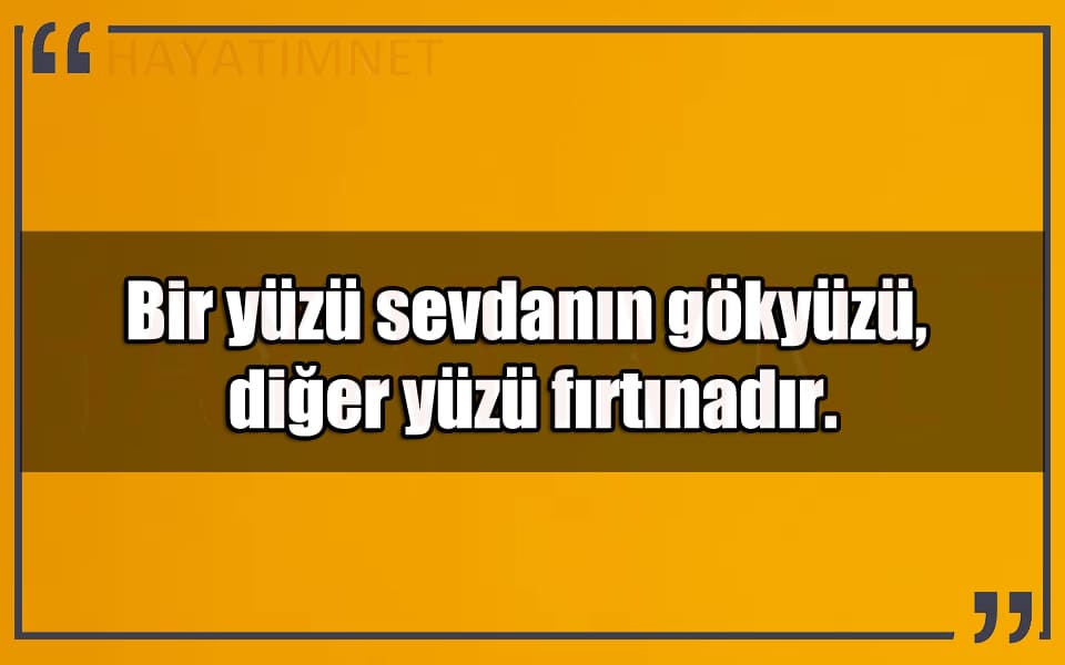 En Güzel Sevdanın iki Yazü Mesajları