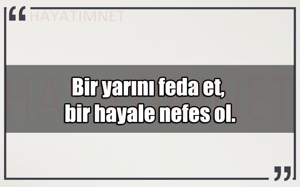 En Güzel Yarınlar Feda Mesajları